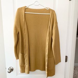 Mustard Colored Cardigan